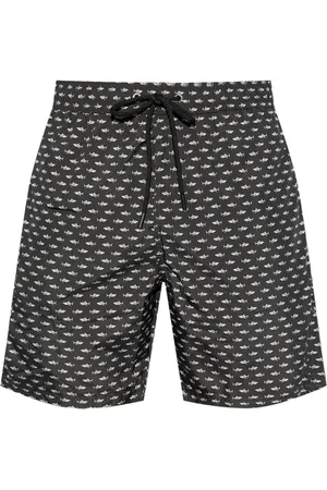 Paul & Shark Shark-print swim shorts