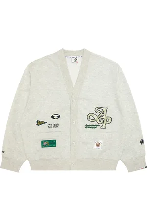 A Bathing Ape Logo-appliqu?? cardigan