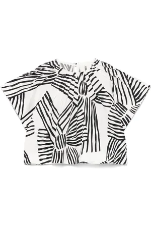 Simonetta Striped cotton blouse