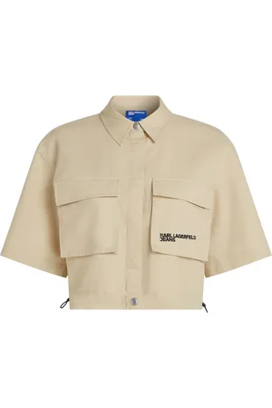 Karl Lagerfeld Logo-embroidered shirt
