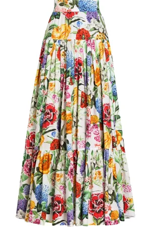 Dolce & Gabbana Floral-print maxi skirt