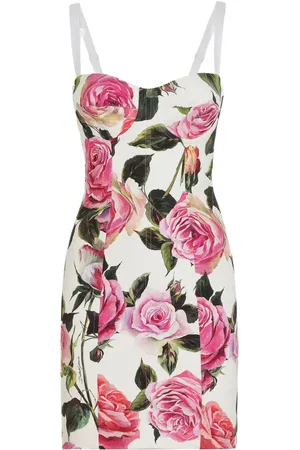 Dolce & Gabbana Floral-print mini dress