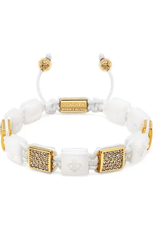 Nialaya Ceramic Flatbead bracelet