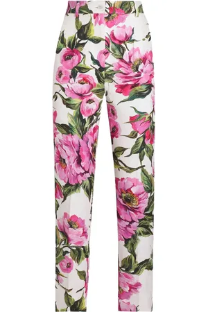 Dolce & Gabbana Floral-print trousers