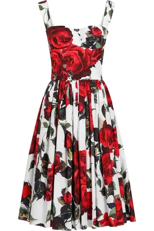 Dolce & Gabbana Floral-print midi dress