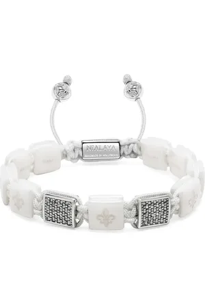 Nialaya Ceramic Flatbead bracelet