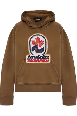 Dsquared2 Logo-patch hoodie