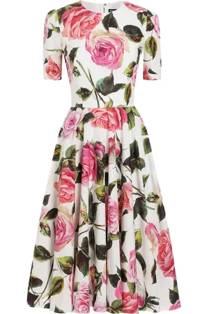Dolce & Gabbana Floral-print midi dress