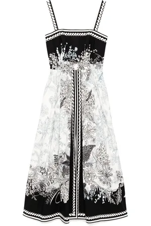 Elie saab Printed cotton dress