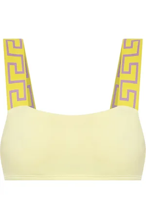 VERSACE Greca Border bikini top
