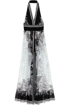 Elie saab Printed chiffon dress
