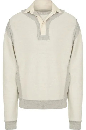 Maison Margiela Textured-finish polo shirt
