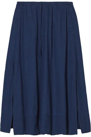 Closed Slit midi skirt