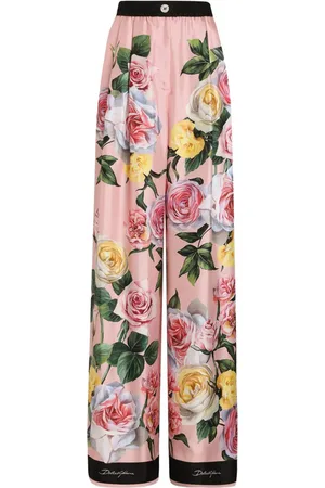 Dolce & Gabbana Floral-print trousers