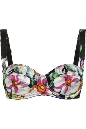 Dolce & Gabbana Rose Garden-print bra