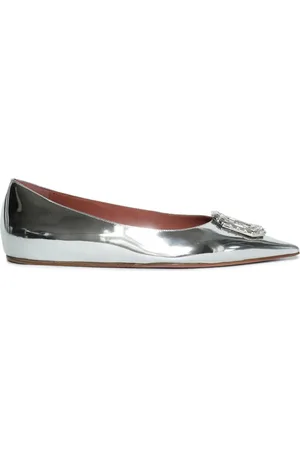 Amina Muaddi Camelia ballet flats
