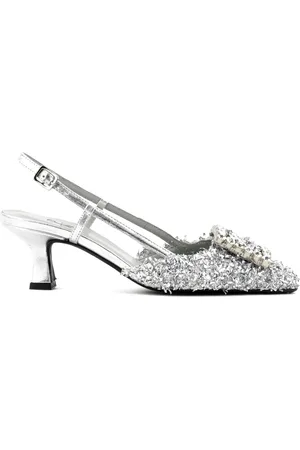 Paul Warmer Carre slingback pumps
