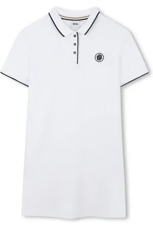 HUGO BOSS Logo-embroidered dress