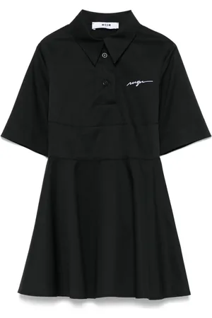 Msgm Logo-embroidered dress