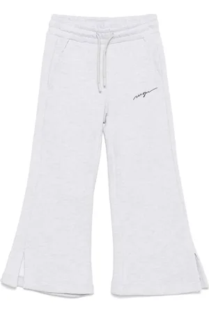 Msgm Logo-embroidered sweatpants