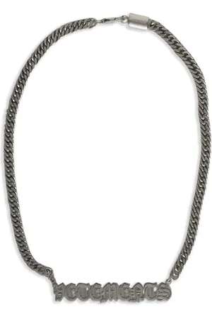 Vetements Gothic-logo necklace