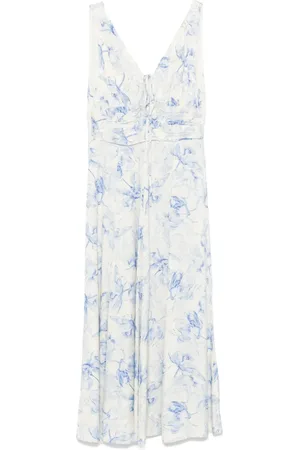 Maje Floral midi dress