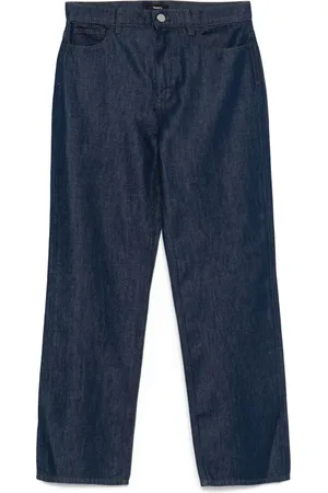 THEORY High-waist straight-leg jeans