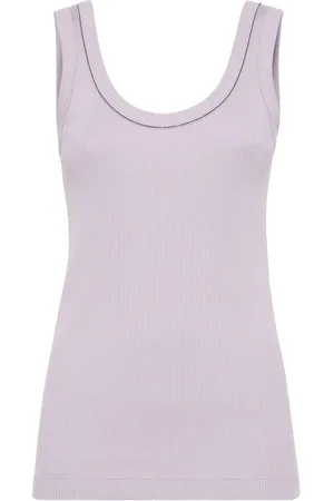 Brunello Cucinelli Ribbed tank top
