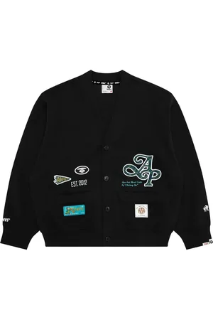 A Bathing Ape Logo-appliqu?? cardigan