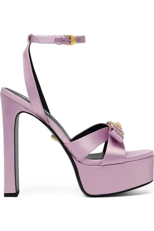 VERSACE 140mm Gianni Ribbon sandals
