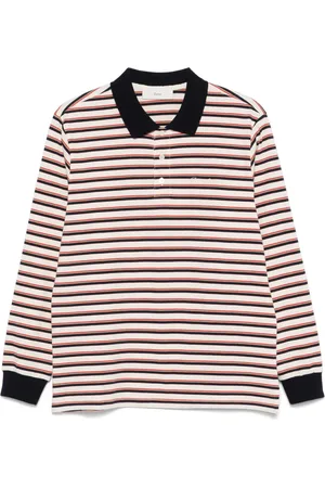 DUNST Multi-stripe polo shirt