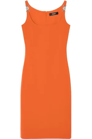 VERSACE Scoop-neck midi dress