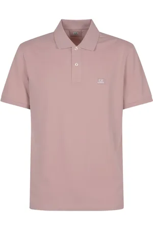 C.P. Company Logo-patch polo shirt