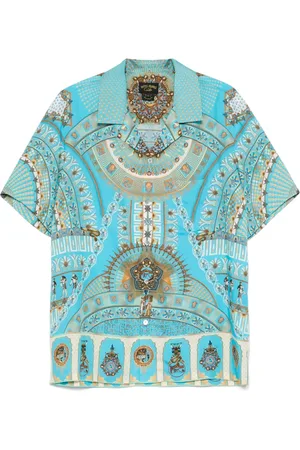 Camilla Short-sleeves camp-collared shirt