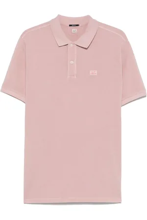 C.P. Company Logo-embroidered polo shirt