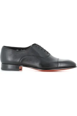 santoni Leather oxford shoes