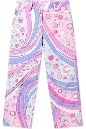 PUCCI Junior All-over printed leggings