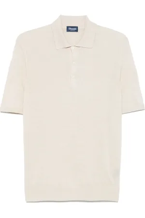DRUMOHR Fine-knit polo shirt