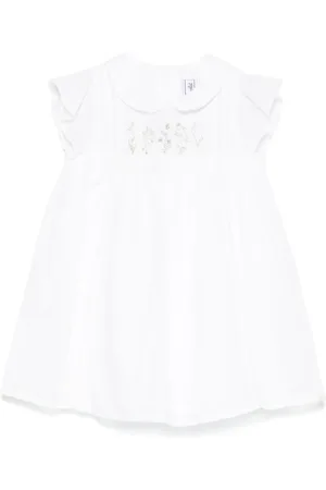 Tartine Et Chocolat Floral-embroidered dress