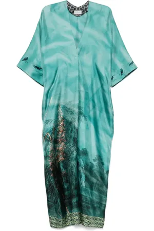 PIERRE-LOUIS MASCIA Aloe silk maxi dress
