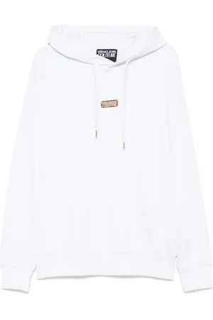 VERSACE Logo-plaque hoodie