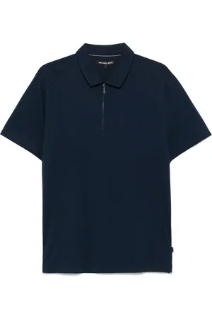 Michael Kors Zip-up piqu?? polo shirt