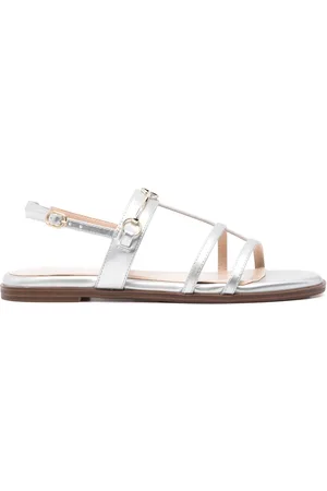 Twin-Set Oval T-plaque flat sandals