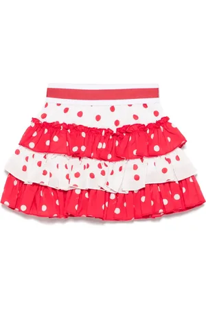 MONNALISA Polka-dot mini skirt