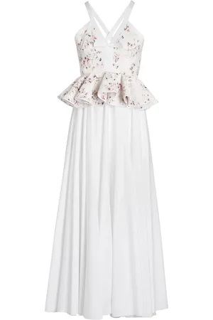 Giambattista Valli Floral-jacquard maxi dress