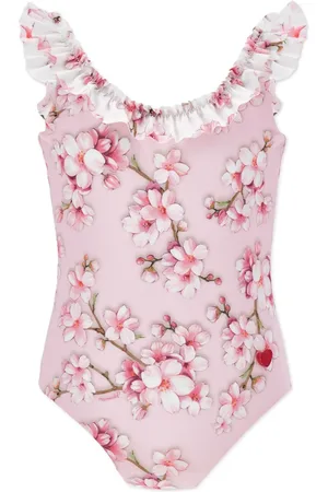 MONNALISA Floral-print swimsuit