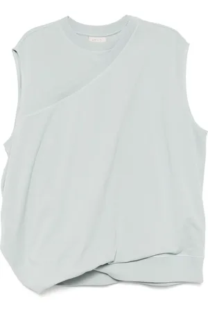 QASIMI Draped sleeveless sweatshirt