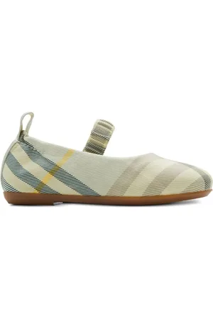 Burberry Check-print ballerinas