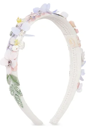 Maison Ava Floral-appliqu?? hair band