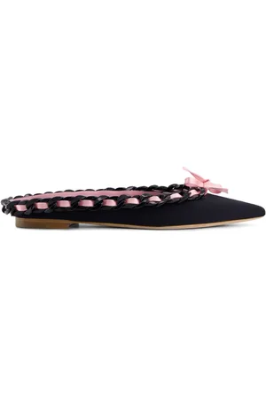 Giambattista Valli Bow-detail slippers